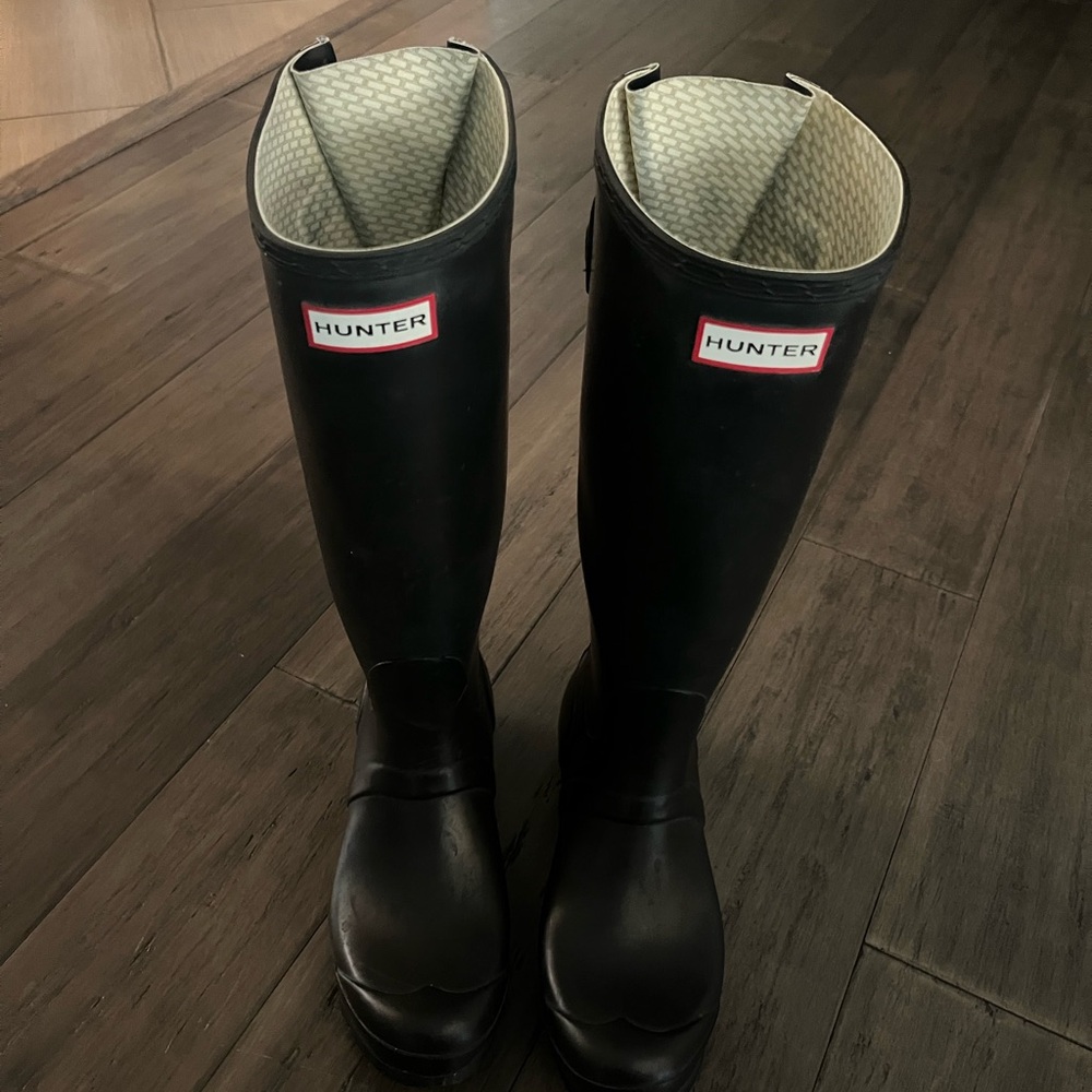 Hunter Black Rain Boots